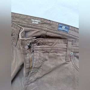 AG Adriano Goldschmied Everett Slim Straight
 38 x 32 brown pants